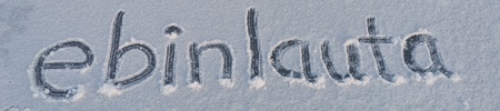 ebinlauta on snow