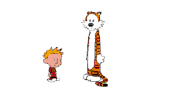 calv hobbes dance.gif
