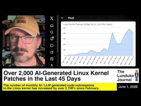 Over 2,000 AI Generated Linux Kernel Patches in the Last 45 Days