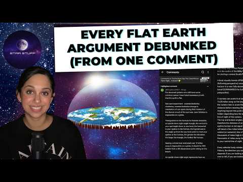 Every Flat Earth Argument Debunked… From One Comment?? 😐